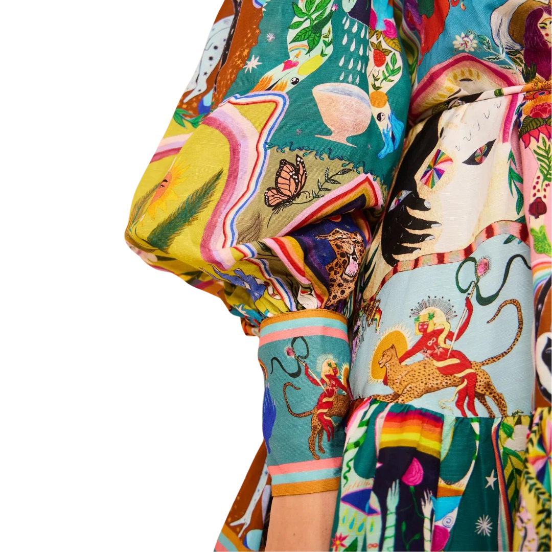 Tulum Graffiti – A Playful & Colourful Dress