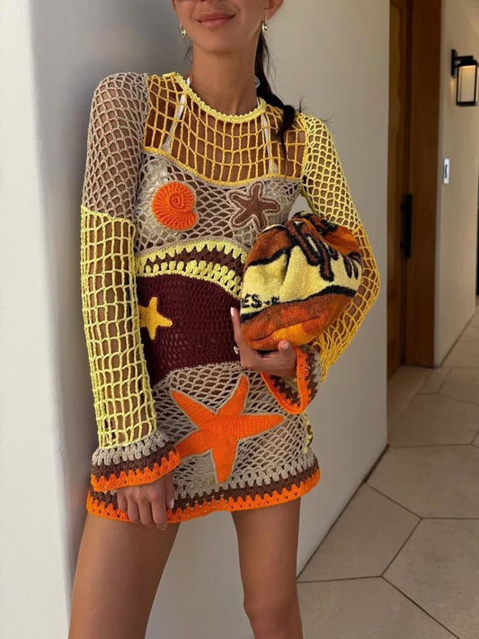 Boho Reef Mini Dress - Best Beach Wear